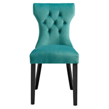 Load image into Gallery viewer, Silhouette Performance Velvet Dining Chairs Set of 2 by Modway
