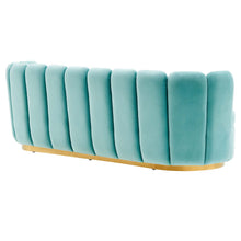 Load image into Gallery viewer, Victoria Channel Tufted Performance Velvet Sofa by Modway
