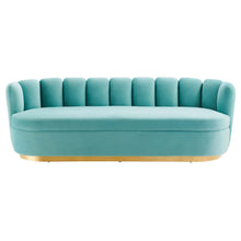 Load image into Gallery viewer, Victoria Channel Tufted Performance Velvet Sofa by Modway
