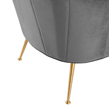 Load image into Gallery viewer, Veronica Channel Tufted Performance Velvet Armchair by Modway
