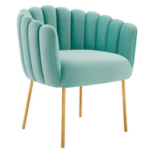 Load image into Gallery viewer, Sanna Channel Tufted Performance Velvet Armchair by Modway
