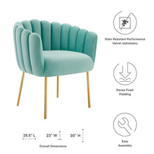 Load image into Gallery viewer, Sanna Channel Tufted Performance Velvet Armchair by Modway
