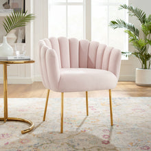 Load image into Gallery viewer, Sanna Channel Tufted Performance Velvet Armchair by Modway
