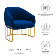 Load image into Gallery viewer, Legacy Performance Velvet Armchair by Modway
