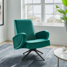 Load image into Gallery viewer, Superior Performance Velvet Swivel Chair by Modway
