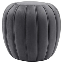 Load image into Gallery viewer, Celebrate Channel Tufted Performance Velvet Ottoman
