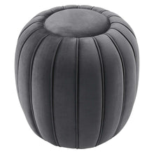 Load image into Gallery viewer, Celebrate Channel Tufted Performance Velvet Ottoman
