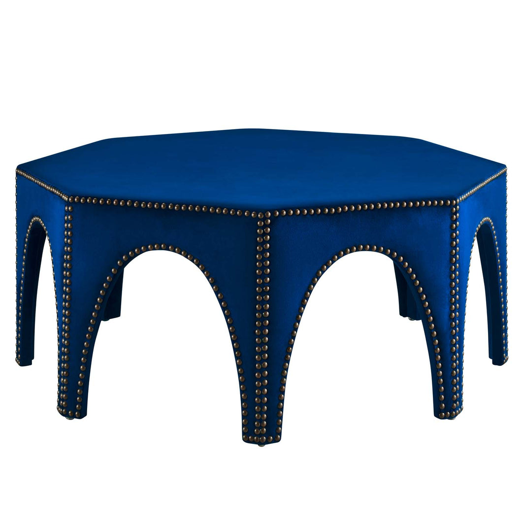 Victory Performance Velvet Ottoman by Modway