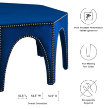 Load image into Gallery viewer, Victory Performance Velvet Ottoman by Modway
