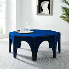 Load image into Gallery viewer, Victory Performance Velvet Ottoman
