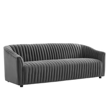 Load image into Gallery viewer, Announce Performance Velvet Channel Tufted Sofa by Modway
