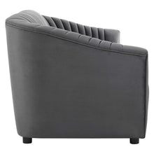 Load image into Gallery viewer, Announce Performance Velvet Channel Tufted Sofa by Modway
