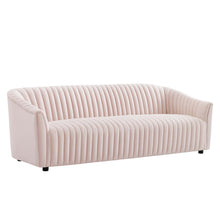 Load image into Gallery viewer, Announce Performance Velvet Channel Tufted Sofa by Modway
