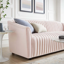 Load image into Gallery viewer, Announce Performance Velvet Channel Tufted Sofa by Modway
