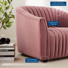 Load image into Gallery viewer, Announce Performance Velvet Channel Tufted Armchair by Modway
