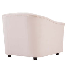 Load image into Gallery viewer, Announce Performance Velvet Channel Tufted Armchair by Modway
