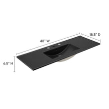 Load image into Gallery viewer, Cayman 48&quot; Single Basin Bathroom Sink by Modway
