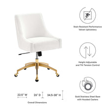 Load image into Gallery viewer, Discern Performance Velvet Office Chair by Modway
