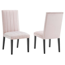 Load image into Gallery viewer, Catalyst Performance Velvet Dining Side Chairs Set of 2 by Modway
