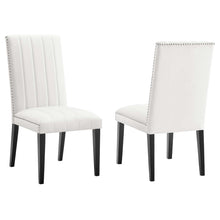 Load image into Gallery viewer, Catalyst Performance Velvet Dining Side Chairs Set of 2 by Modway
