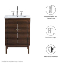 Load image into Gallery viewer, Ledger 24&quot; Wood Bathroom Vanity Cabinet (Sink Basin Not Included) by Modway
