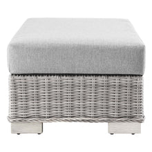 Load image into Gallery viewer, Conway 2-Piece Outdoor Patio Wicker Rattan Armchair and Ottoman Set by Modway
