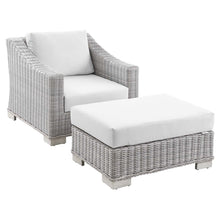 Load image into Gallery viewer, Conway Outdoor Patio Wicker Rattan 2-Piece Armchai
