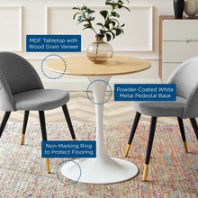 Load image into Gallery viewer, Lippa 28&quot; Round Wood Dining Table by Modway
