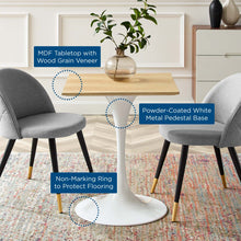 Load image into Gallery viewer, Lippa 24&quot; Square Wood Dining Table by Modway
