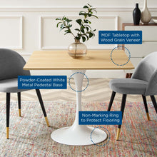 Load image into Gallery viewer, Lippa 36&quot; Square Wood Dining Table by Modway
