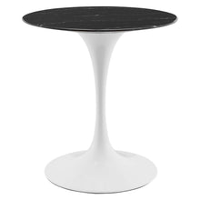 Load image into Gallery viewer, Lippa 28&quot; Round Faux Marble Dining Table by Modway
