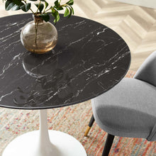 Load image into Gallery viewer, Lippa 36&quot; Round Faux Marble Dining Table by Modway
