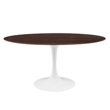 Load image into Gallery viewer, Lippa 60&quot; Oval Cherry Walnut Wood Dining Table by Modway
