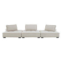 Load image into Gallery viewer, Saunter 3-Piece Tufted Fabric Fabric Sofa by Modway
