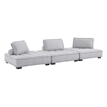 Load image into Gallery viewer, Saunter 3-Piece Tufted Fabric Fabric Sofa by Modway
