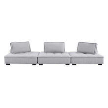 Load image into Gallery viewer, Saunter 3-Piece Tufted Fabric Fabric Sofa by Modway
