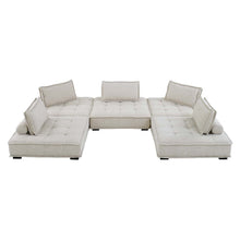 Load image into Gallery viewer, Saunter 5-Piece Tufted Fabric Fabric Sectional Sofa by Modway
