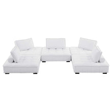 Load image into Gallery viewer, Saunter 5-Piece Tufted Fabric Fabric Sectional Sofa by Modway
