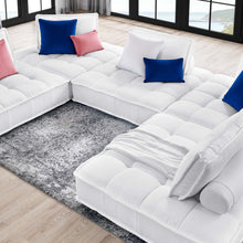 Load image into Gallery viewer, Saunter 5-Piece Tufted Fabric Fabric Sectional Sofa by Modway
