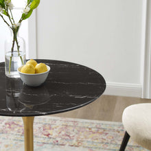 Load image into Gallery viewer, Lippa 28&quot; Round Faux Marble Dining Table by Modway
