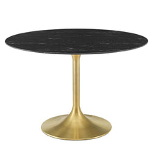 Load image into Gallery viewer, Lippa 48&quot; Round Faux Marble Dining Table by Modway
