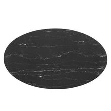 Load image into Gallery viewer, Lippa 54&quot; Oval Faux Marble Dining Table by Modway
