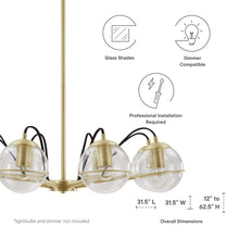 Load image into Gallery viewer, Hanna 8-Light Chandelier by Modway
