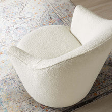 Load image into Gallery viewer, Nora Boucle Upholstered Swivel Chair
