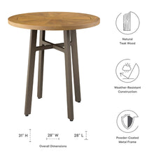 Load image into Gallery viewer, Meadow Outdoor Patio Teak Wood Dining Table by Modway
