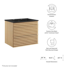 Load image into Gallery viewer, Render 24&quot; Wall-Mount Bathroom Vanity by Modway
