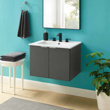 Load image into Gallery viewer, Maybelle 24&quot; Wall-Mount Bathroom Vanity by Modway
