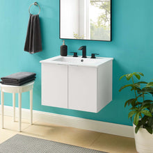 Load image into Gallery viewer, Maybelle 24&quot; Wall-Mount Bathroom Vanity by Modway

