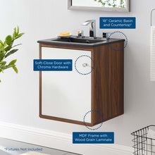 Load image into Gallery viewer, Transmit 18&quot; Wall-Mount Bathroom Vanity
