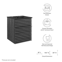 Load image into Gallery viewer, Render 18&quot; Wall-Mount Bathroom Vanity by Modway
